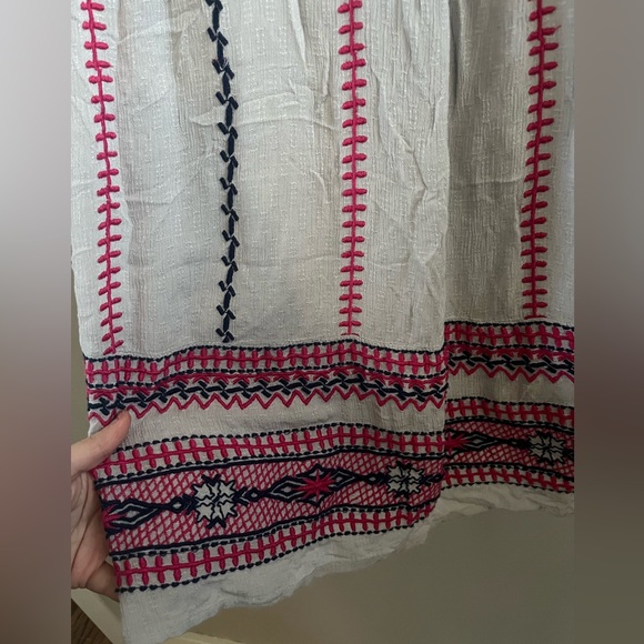 Maeve Pink and White Mini Dress - Picture 8 of 10